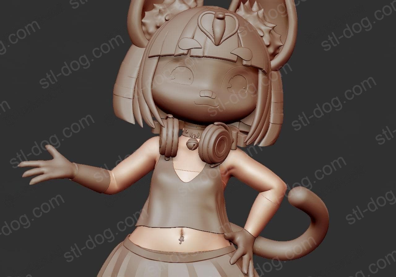 动物森友会 安卡(Ankha) 3D打印图纸